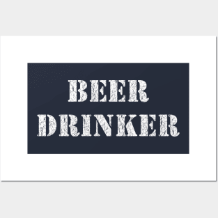 Beer Drinker Posters and Art